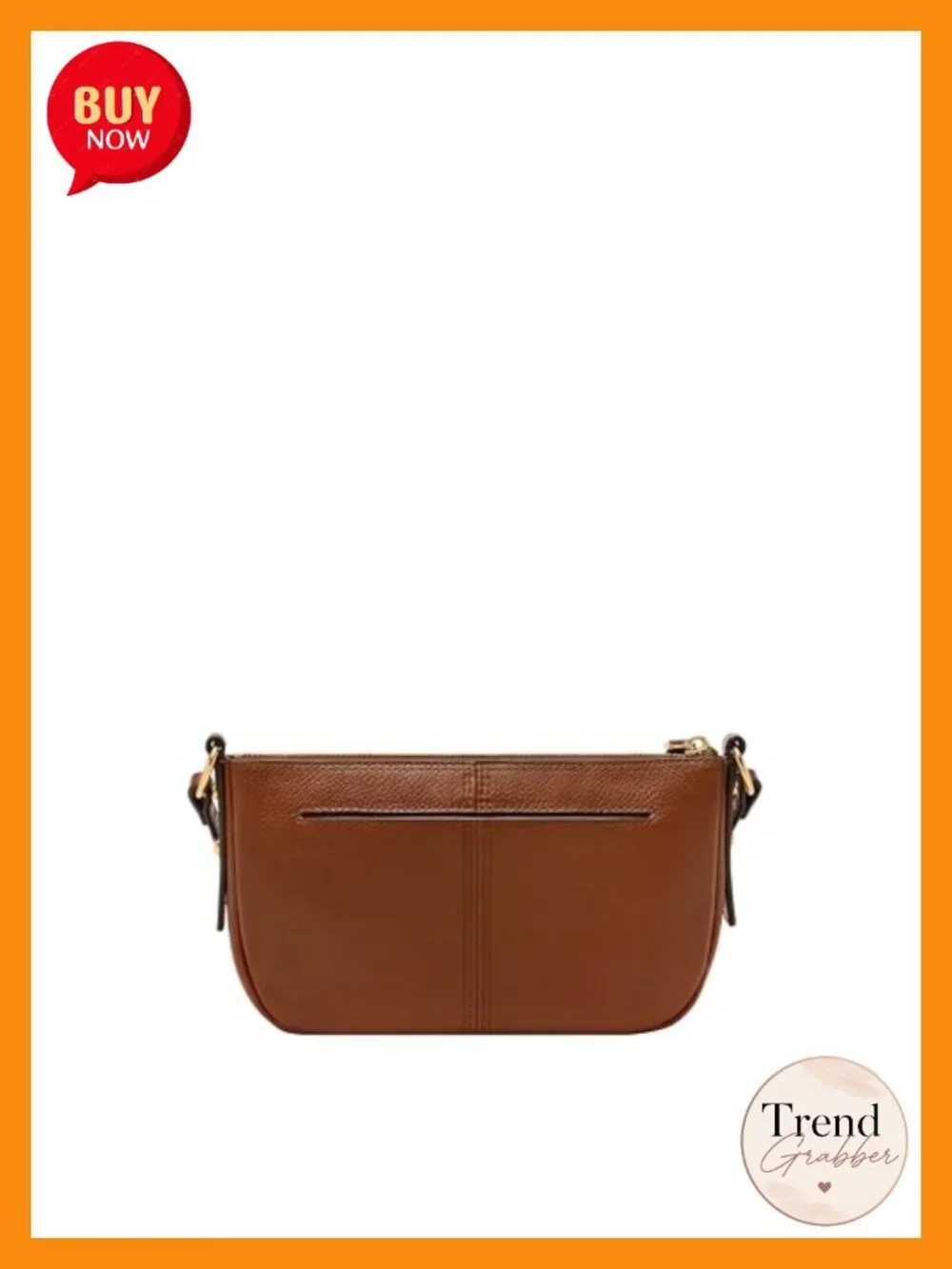 Genuine Leather Small Satchel Crossbody Bag with Adjustable Strap